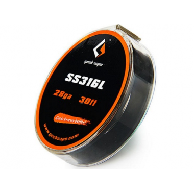 Проволока из нерж. стали Geek vape SS316L  28AWG 10м